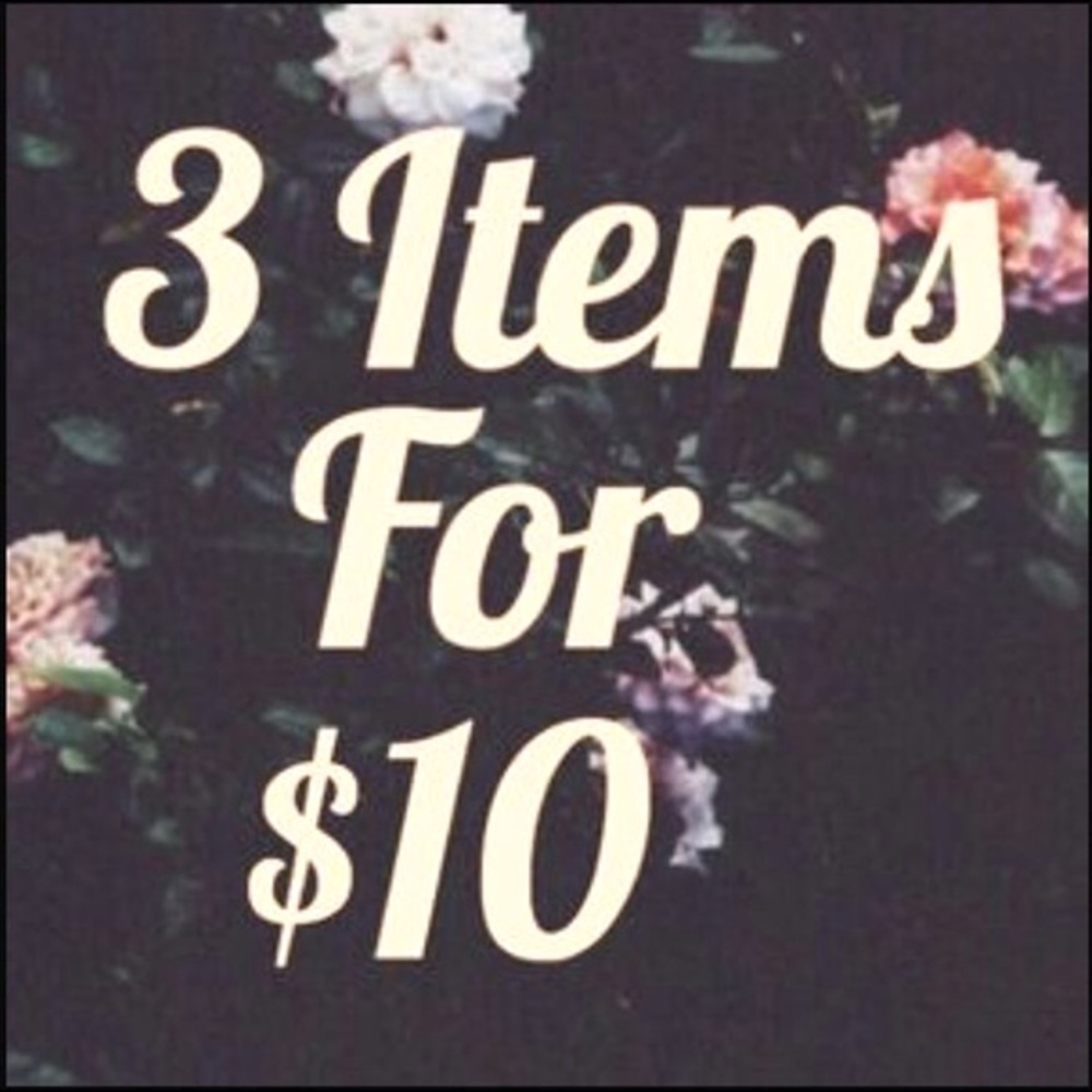 3/$10 on all $5 items! Bundle & Save!